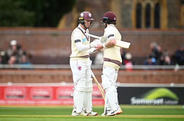 James Rew and Tom Abell discussing