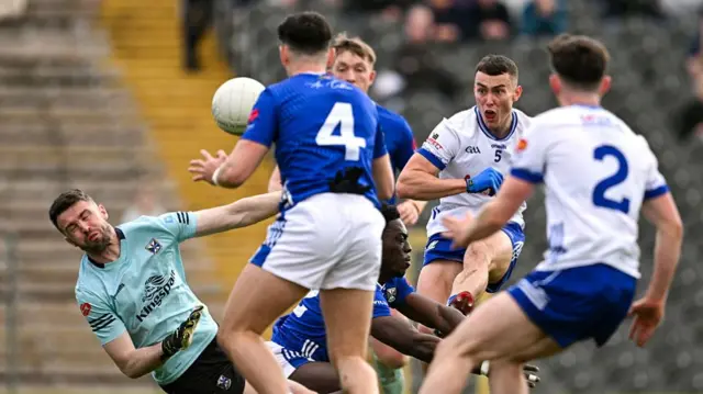 Monaghan have an attempt on goal