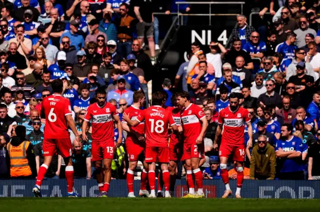 Boro celebrate