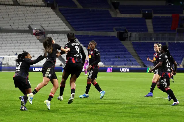 Melchie Dumornay celebrates