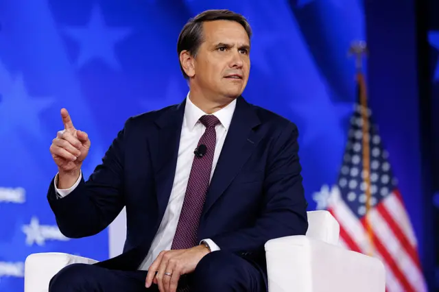 Todd Blanche, US deputy attorney general, speaks during the Conservative Political Action Conference (CPAC) in Grapevine, Texas