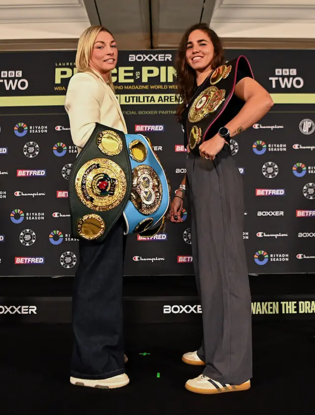 Lauren Price and Stephanie Pineiro face off