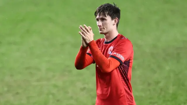 Leyton Orient player claps