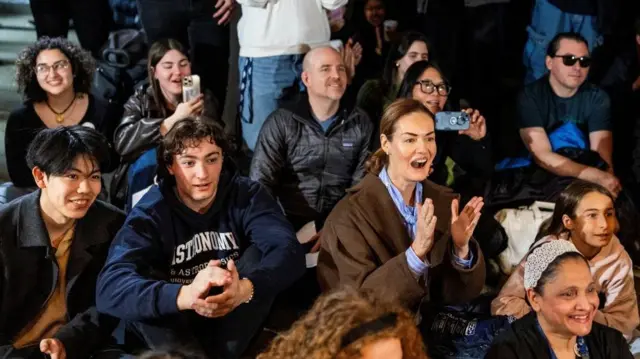 Space enthusiasts gather for a watch party in Toronto