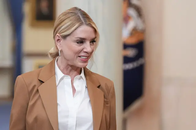 Pam Bondi at the White House on Wednesday, April 1,