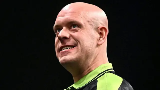 Michael van Gerwen at Premier League Darts