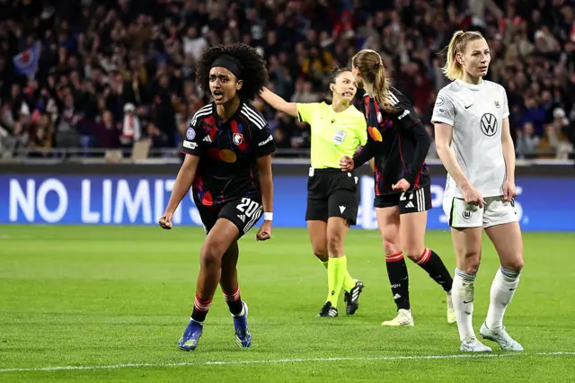 Lily Yohannes celebrates