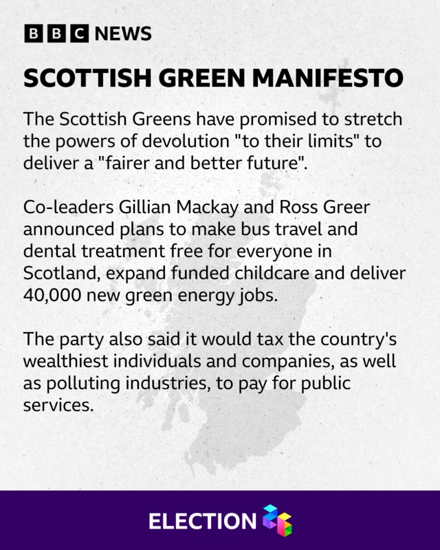 Scottish Greens at a glance