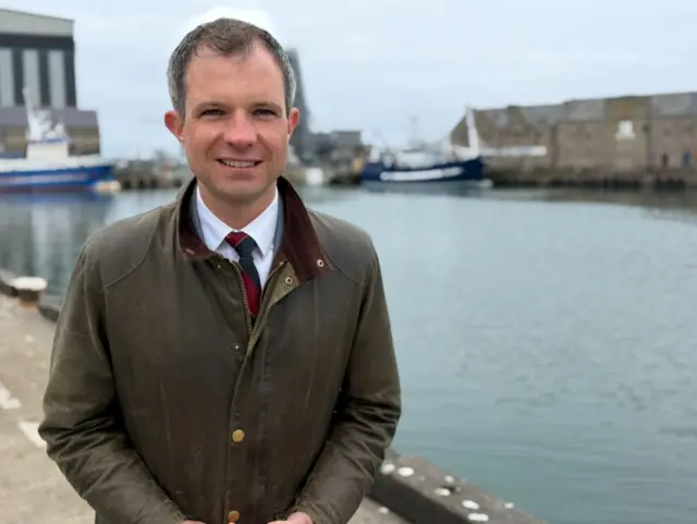 Andrew Bowie in Peterhead