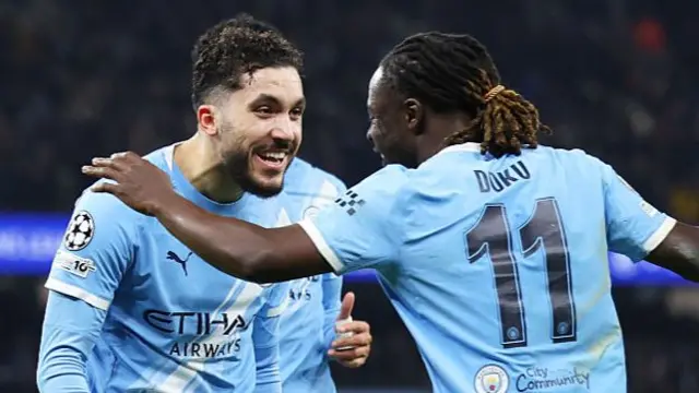 Rayan Cherki and Jeremy Doku