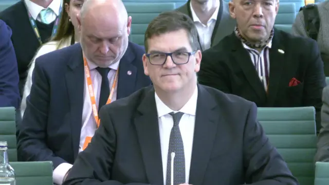 Olly Robbins giving evidence to the Foreign Affairs committee