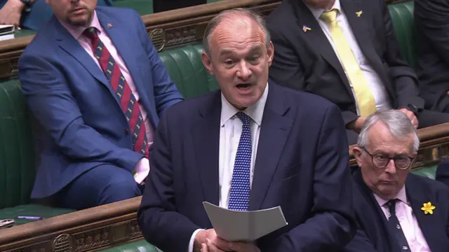 Ed Davey in the Commons