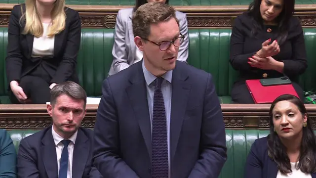 Darren Jones speaking in Parliament