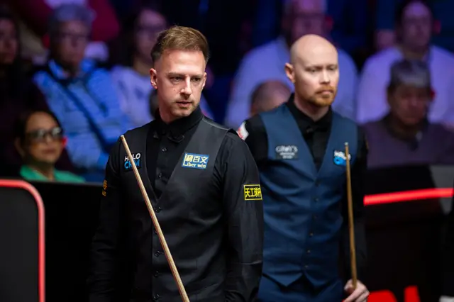 Judd Trump and Gary Wilson
