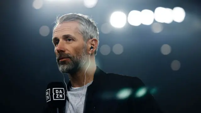 Marco Rose, Head Coach of RB Leipzig, is interviewed