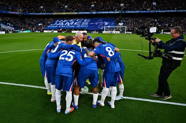 Chelsea huddle