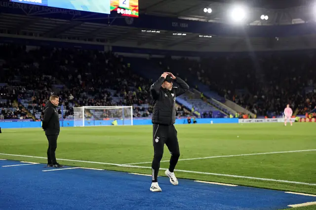 Leicester City manager Gary Rowett