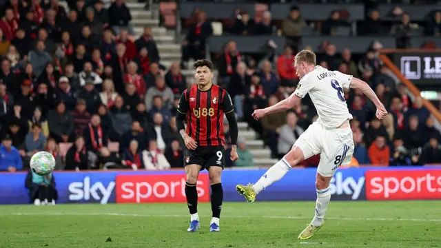 Sean Longstaff scores against Bournemouth