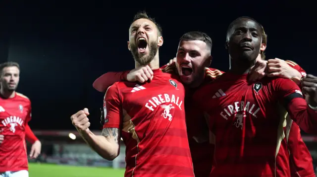 Jorge Grant celebrates