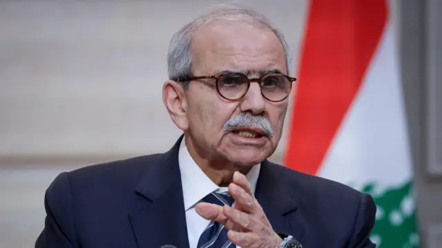 Lebanese prime minister Nawaf Salam