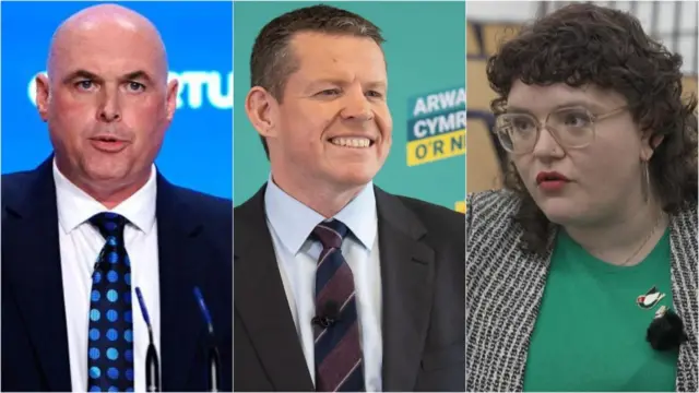 Paul Davies, Rhun ap Iorwerth a Tessa Marshall