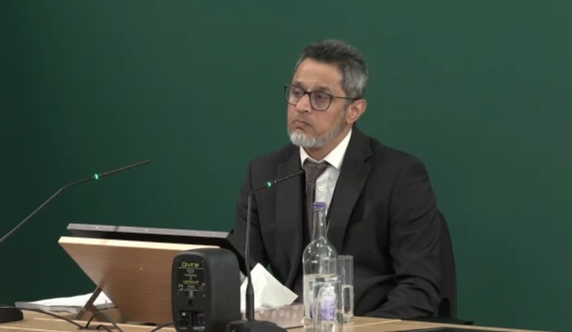 Dr Seedat giving evidence