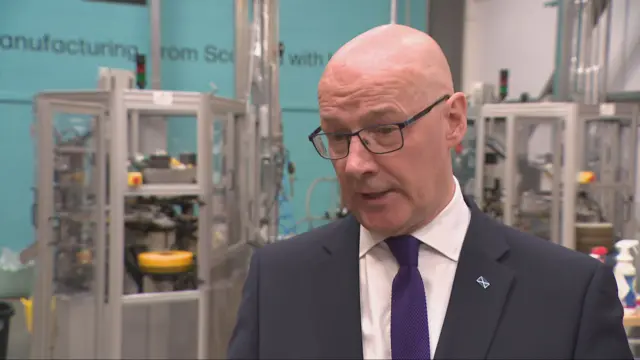 First Minister and SNP leader John Swinney