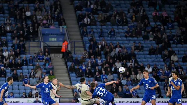 Empty seats at the King Power Stadium