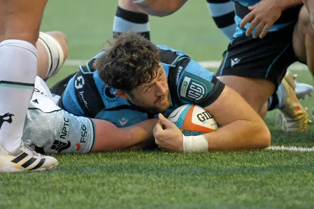 Rory Thornton scores for Cardiff