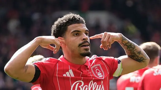 Gibbs-White celebrates scoring