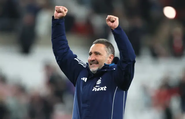 Pereira celebrates