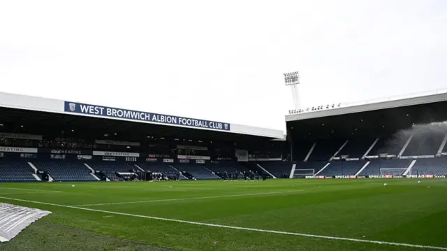 A general view of the inside of West Brom's Hawthorns stadium