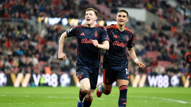 Anderson celebrates scoring the winner
