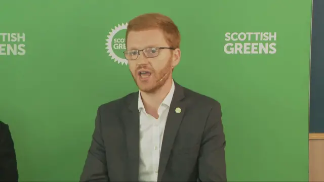 Scottish Greens co-leader Ross Greer