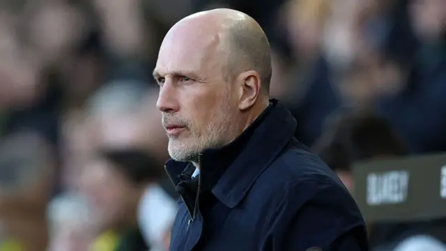 Philippe Clement on the sidelines