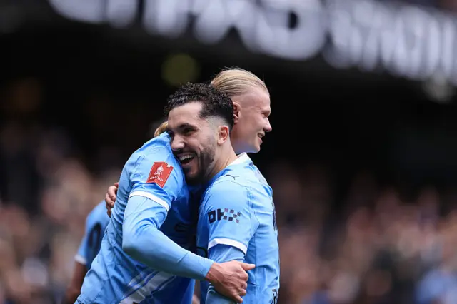 Manchester City celebrate