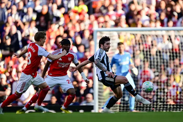 Sandro Tonali with the ball