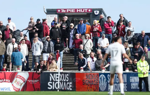 Arbroath are hosting Partick Thistle