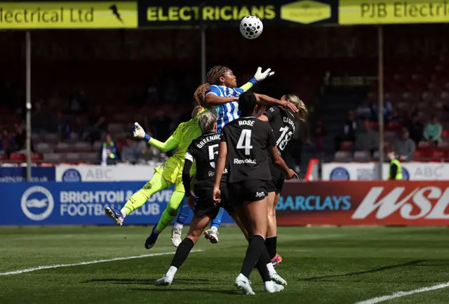 Madison Haley scores for Brighton