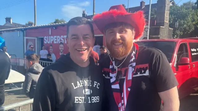 Larne fans