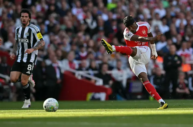 Noni Madueke shoots
