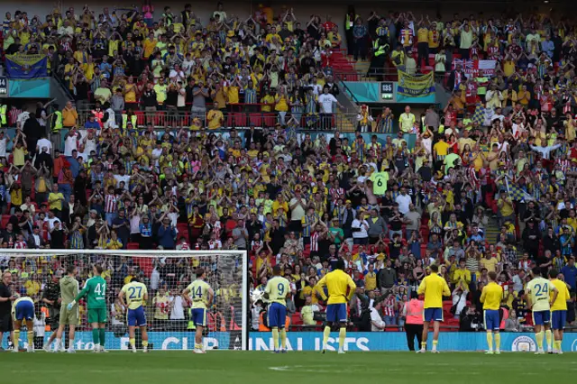 Southampton's players go to their fans