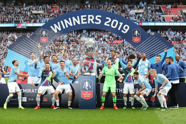 Man City lift FA Cup 2019