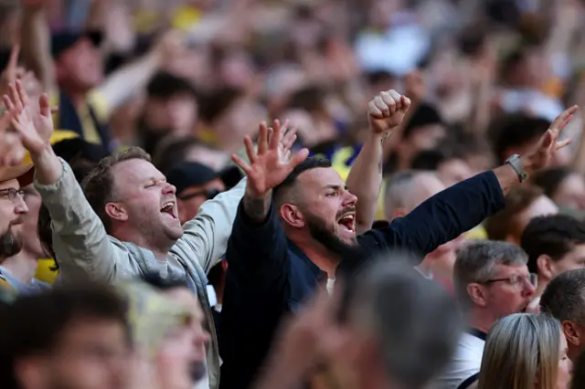 Southampton fans celebrate
