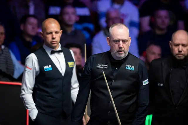 Mark Williams and Barry Hawkins