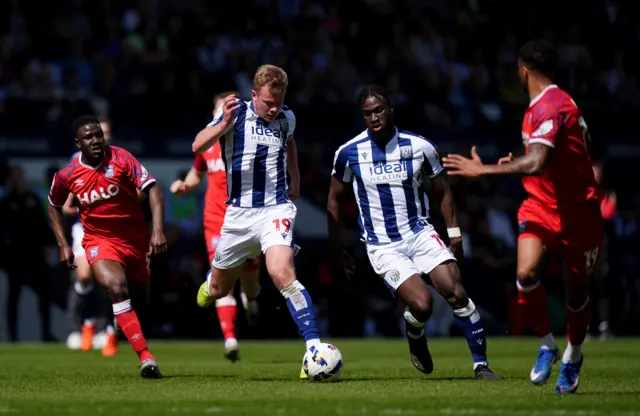 West Bromwich Albion's Aune Heggebo in action during the Sky Bet Championship match at The Hawthorns, West Bromwich.