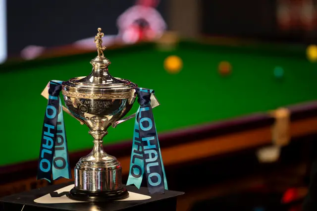 World Snooker Championship trophy