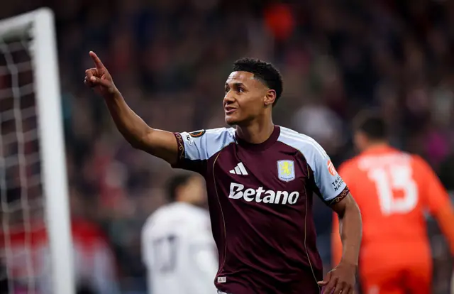 Ollie Watkins celebrating