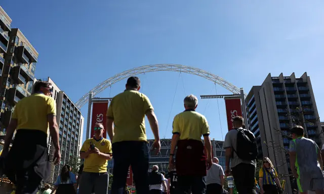 Southampton fans at Wembley