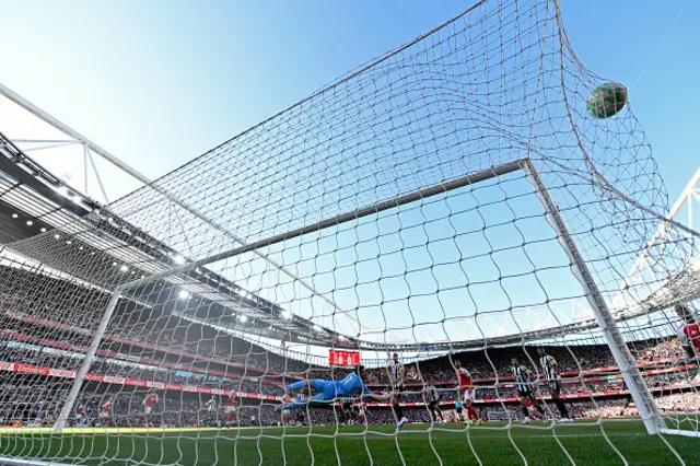 Nick Pope dives but concedes the opening goal